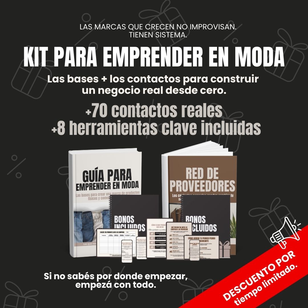 Kit Emprender en Moda